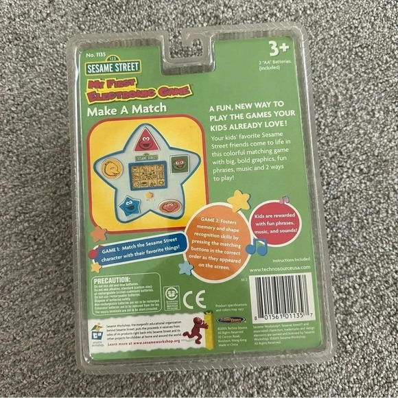 Sesame Street my first electronic Game make a match Techno Source 2005 - Picture 3 of 3